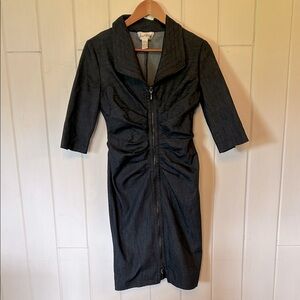 JOSEPH RIBKOFF Vintage Denim Long Dress